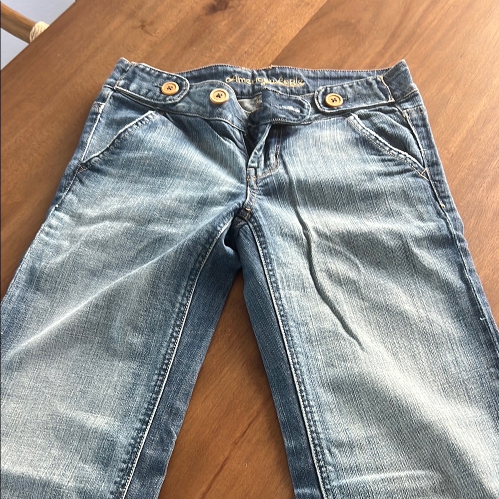 American Eagle Outfitters Light Blue Flare Jeans